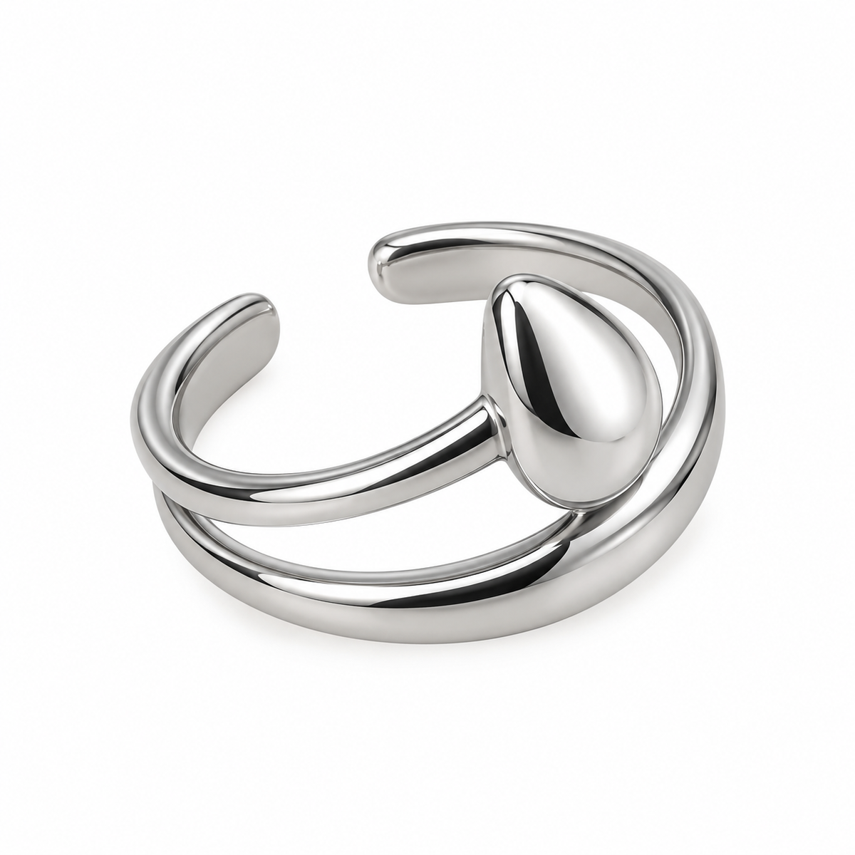 Anillo ajustable plata