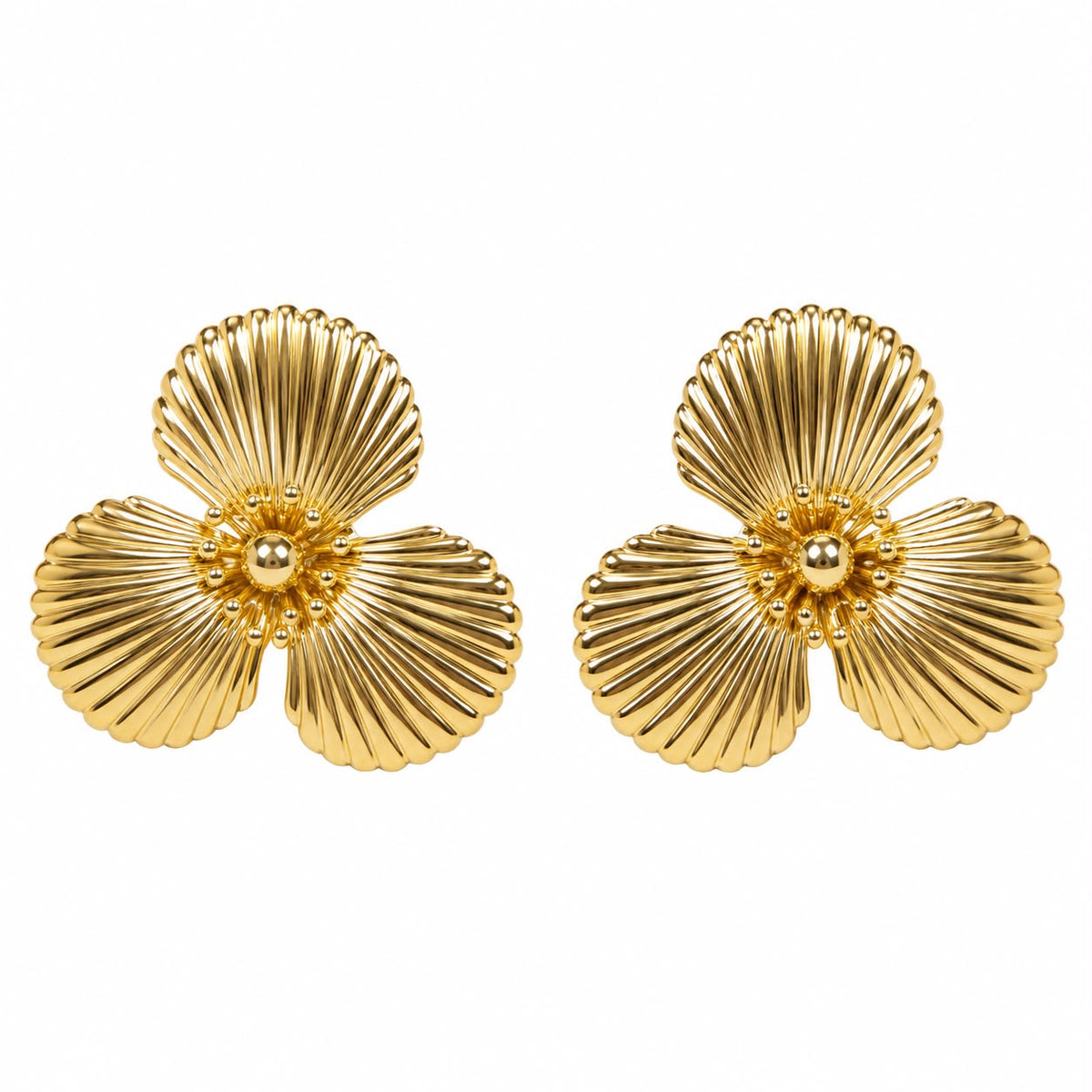 Aretes flor chunkys