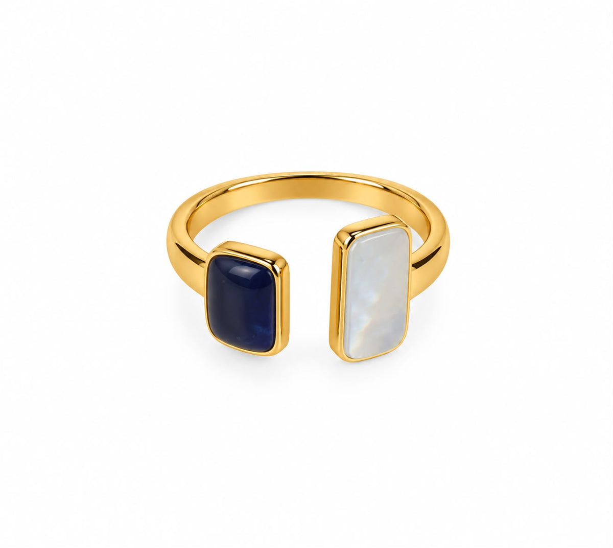 Anillo ajustable a blanco y negro