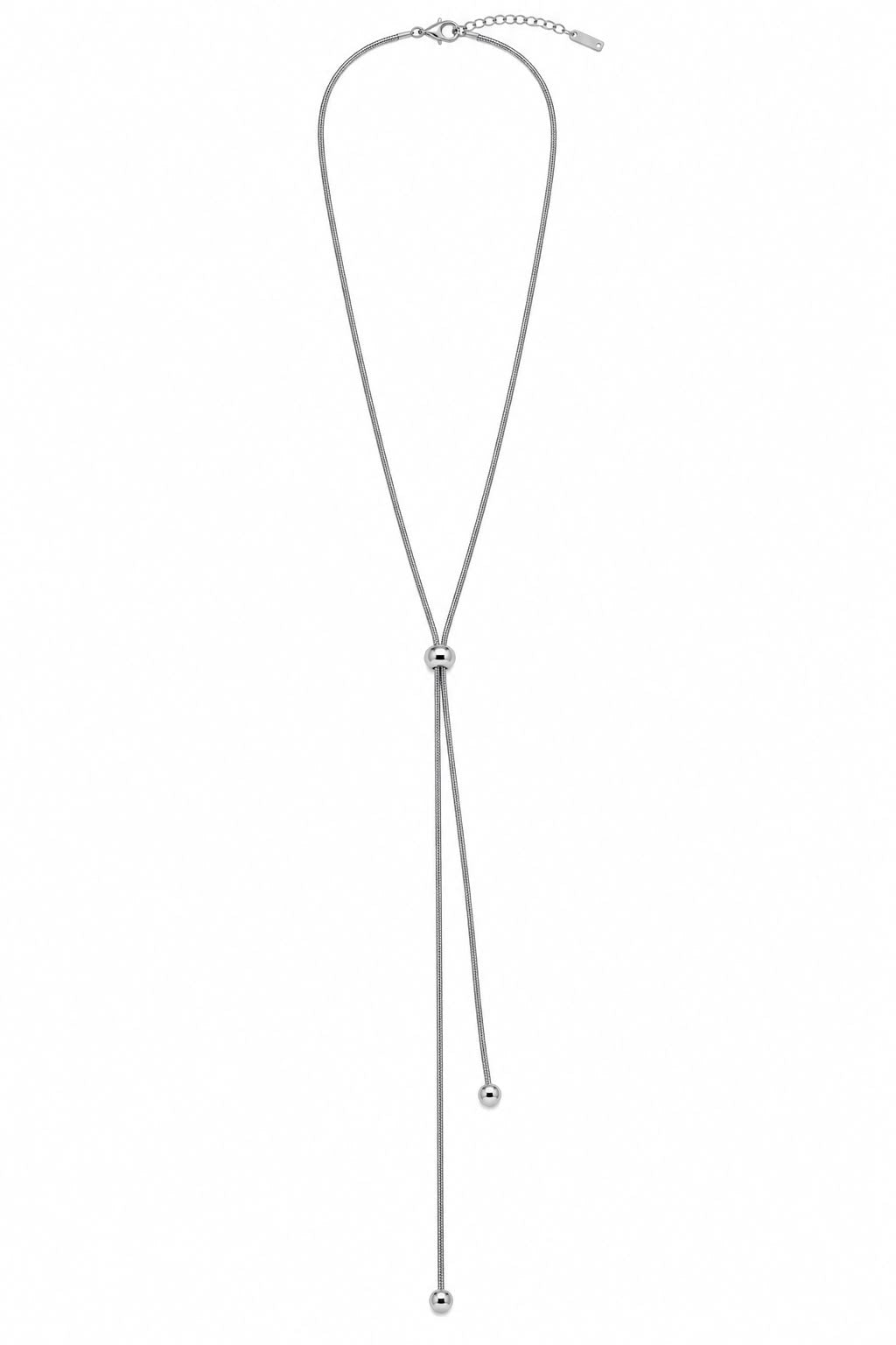 Collar ajustable plata