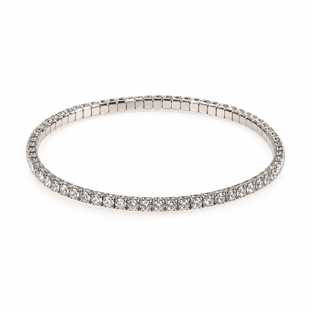 Pulsera estirable plata