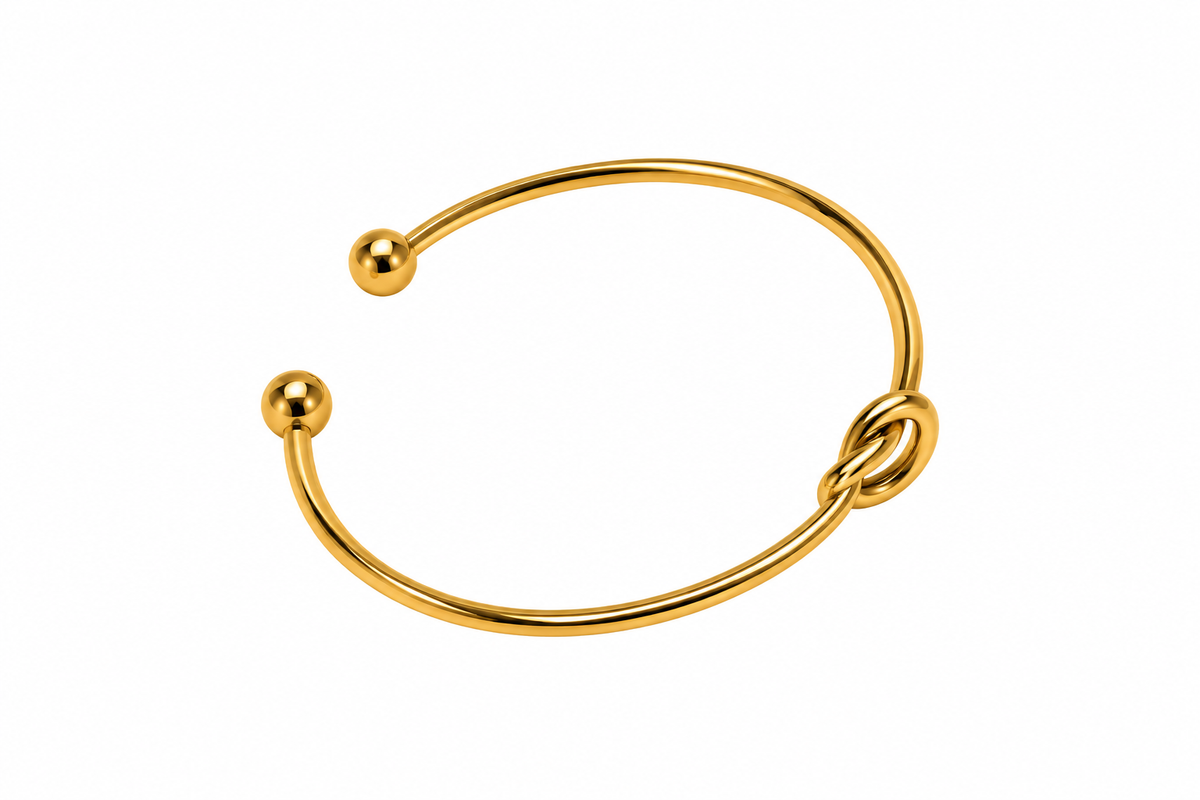 Pulsera ajustable con nudito