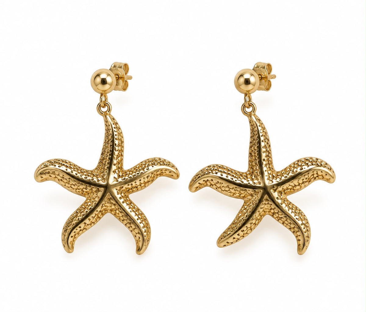 Aretes estrella de mar