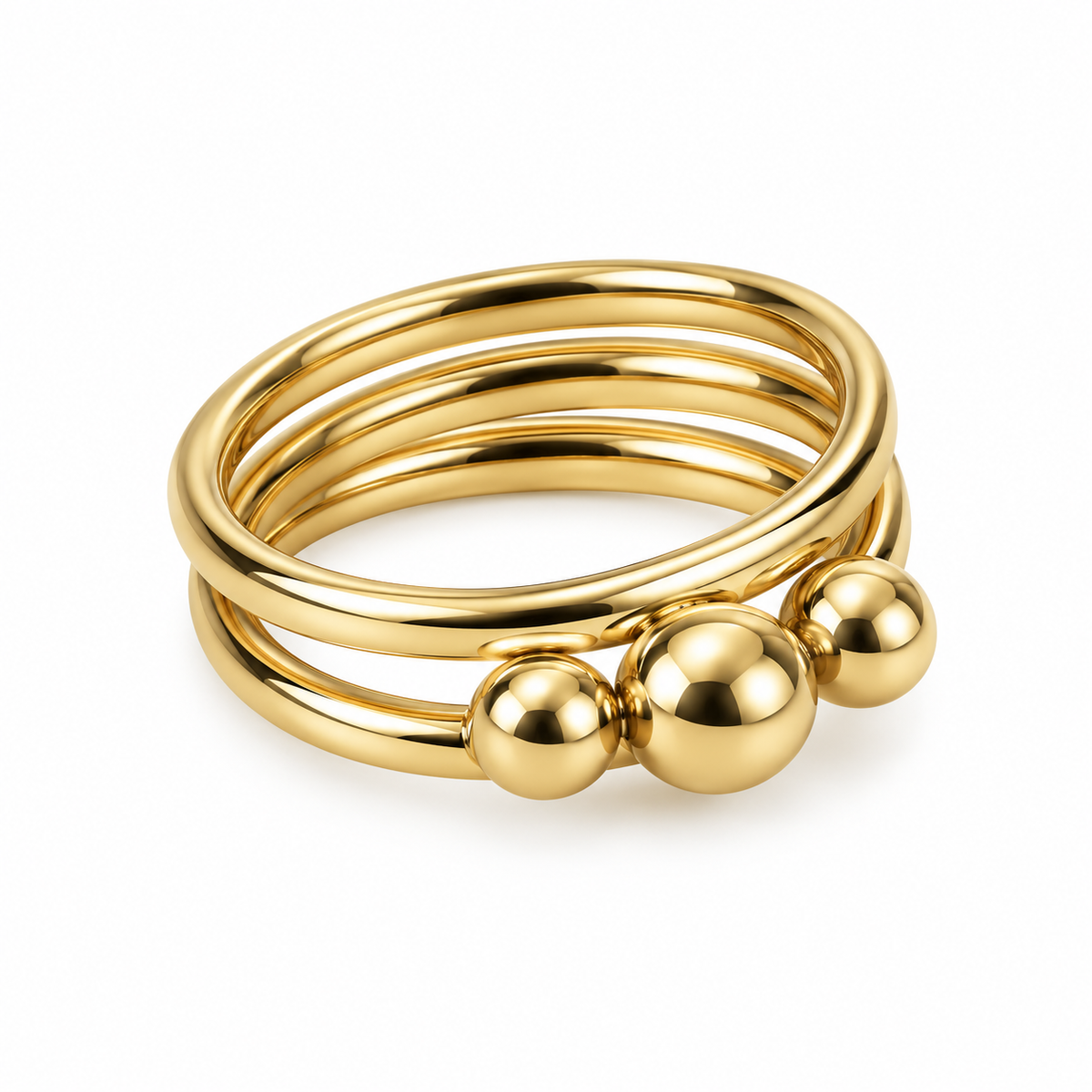 Anillo ajustable dorado