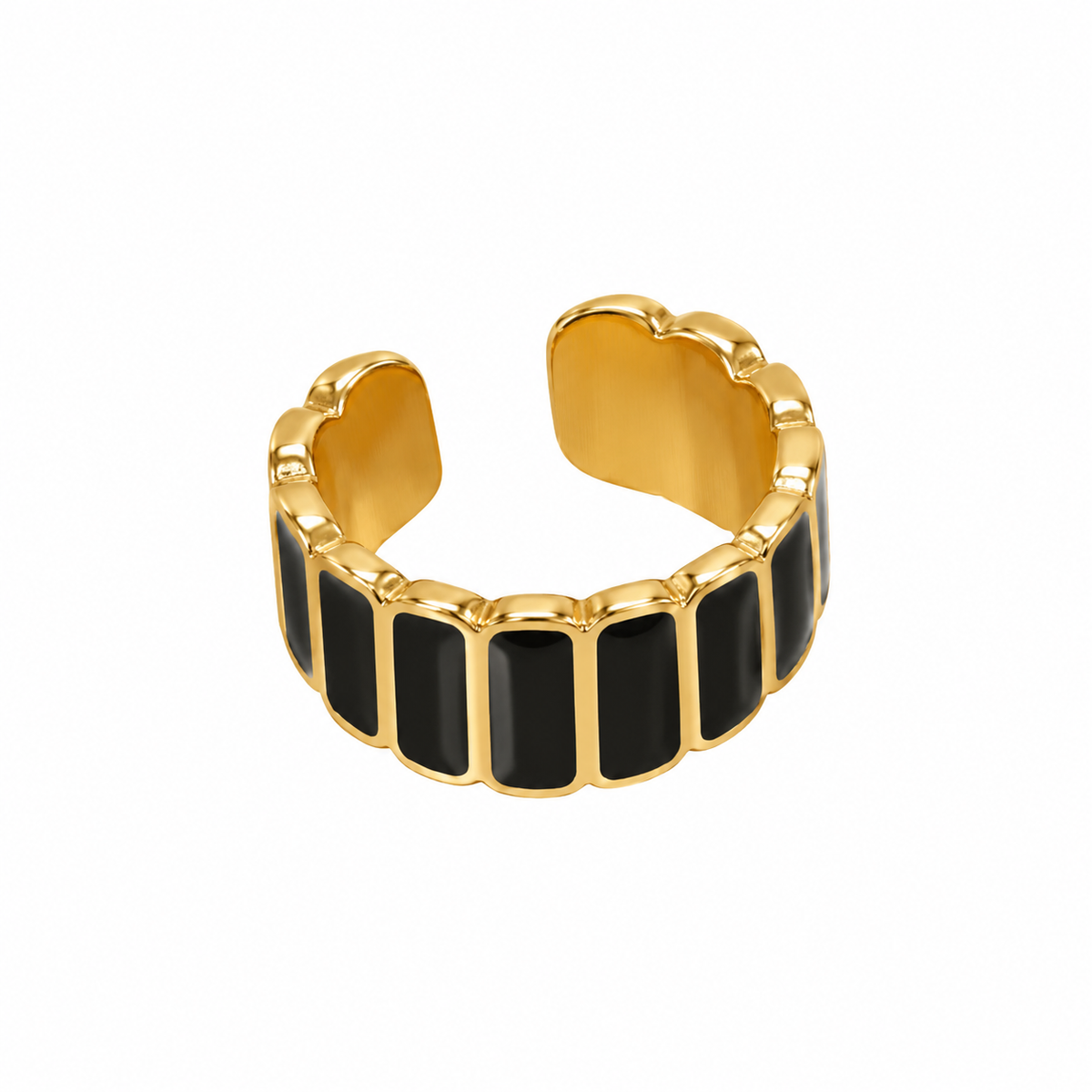 Anillo negro ajustable
