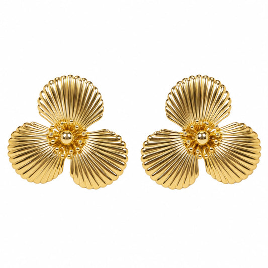 Aretes flor chunkys