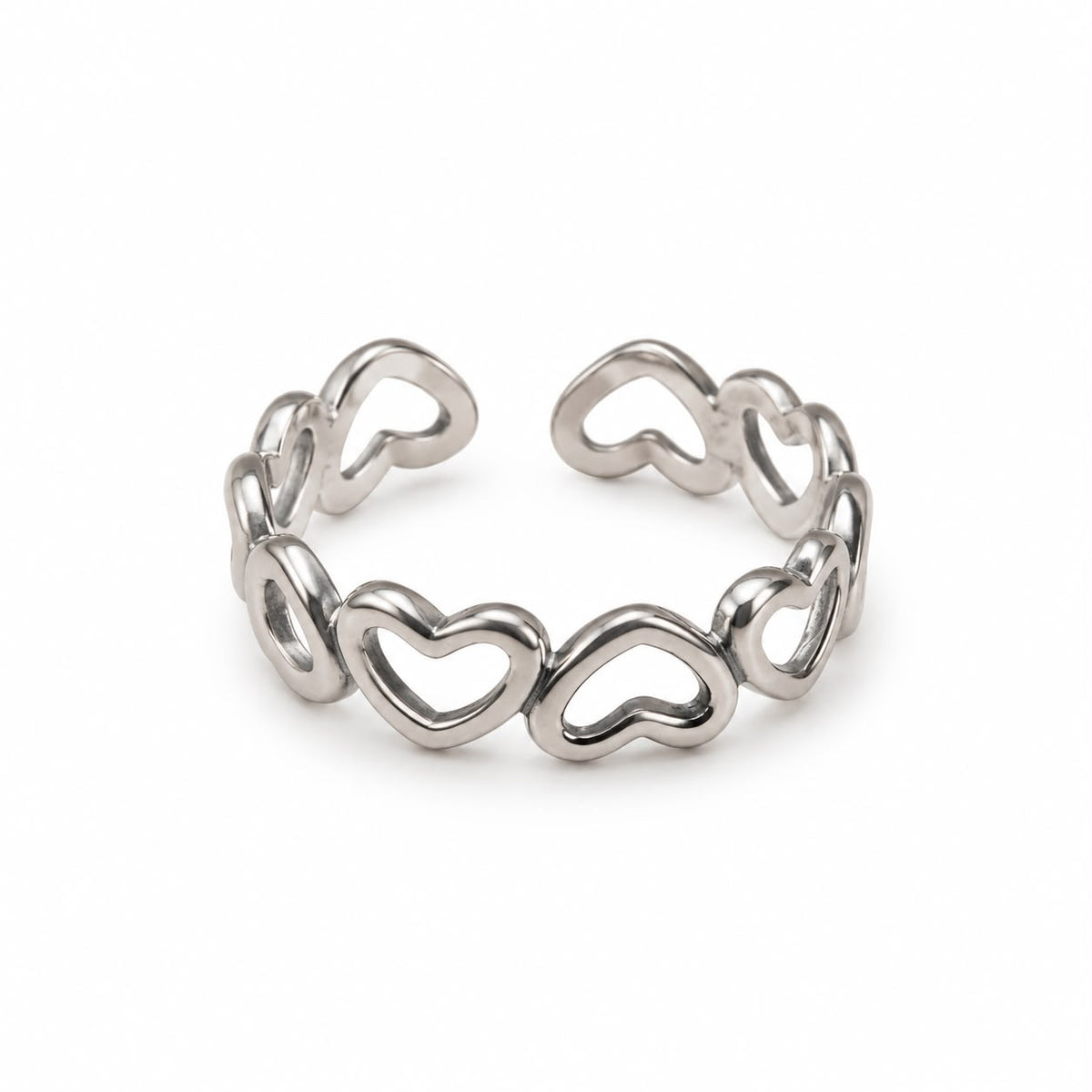 Anillo ajustable corazoncitos