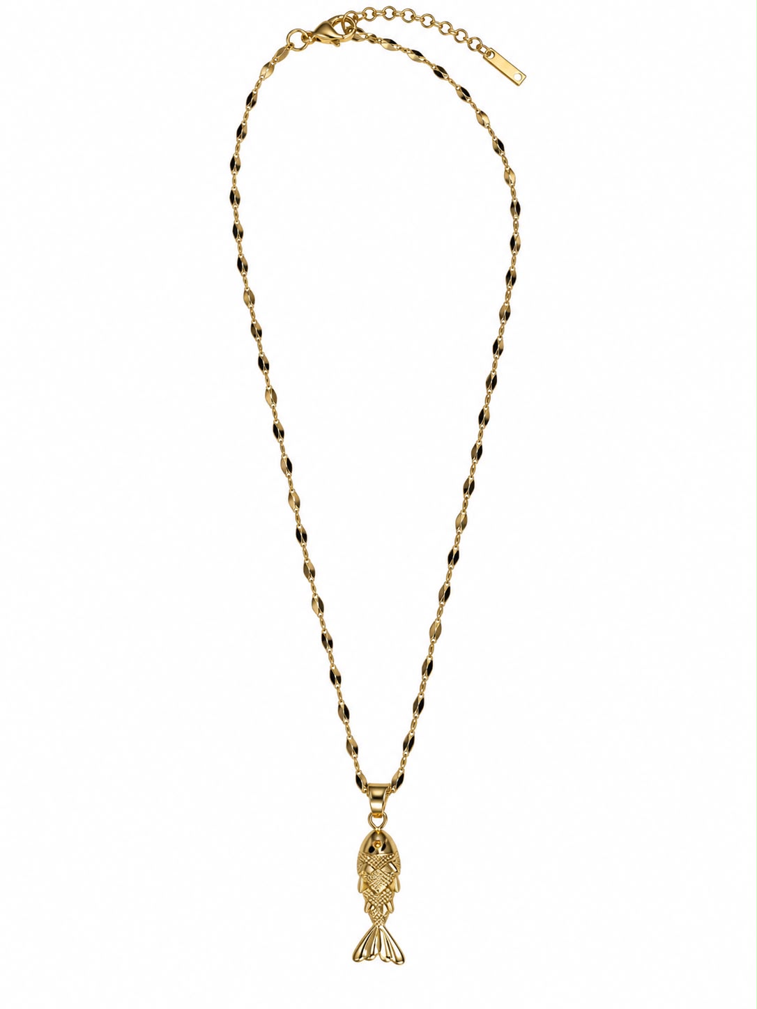 Collar pescado dorado