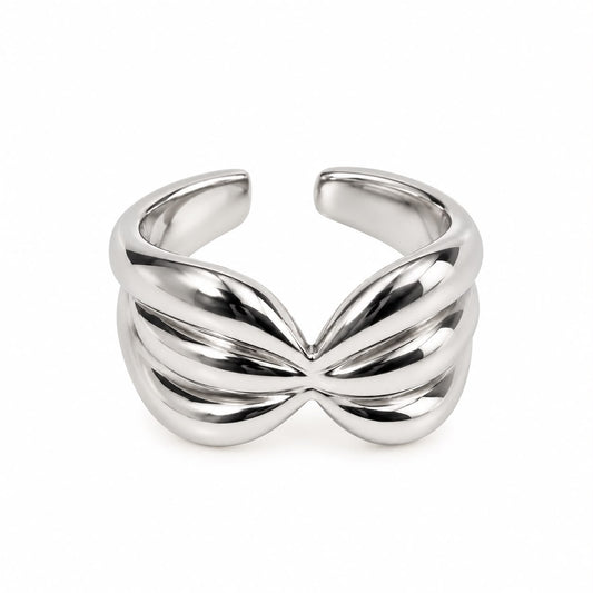 Anillo plata ajustable