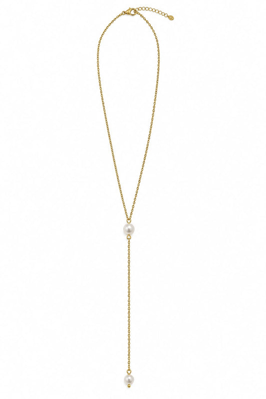 Collar ajustable con perla