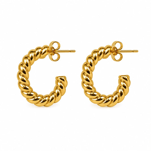 Aretes dorados