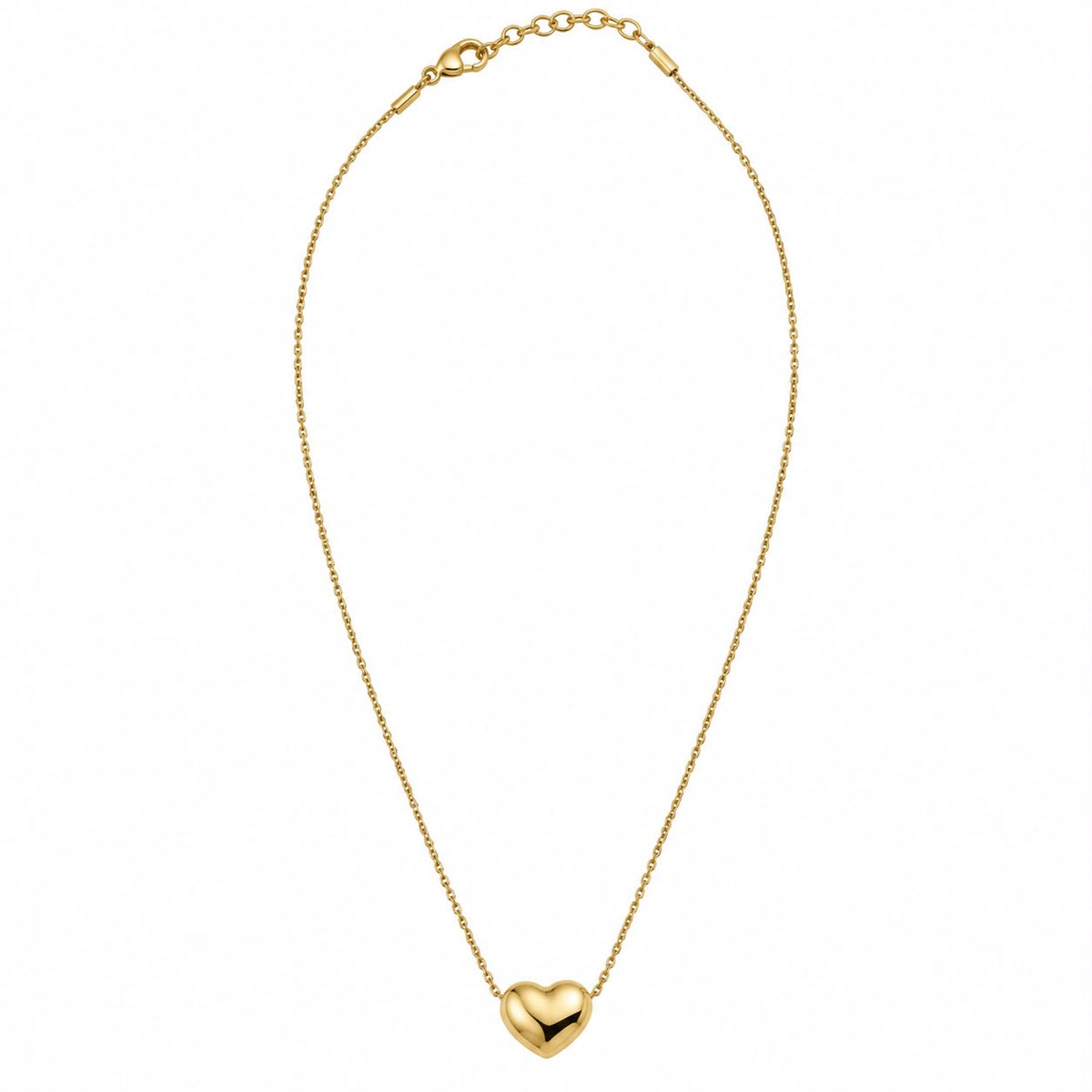 Collar con dije corazón