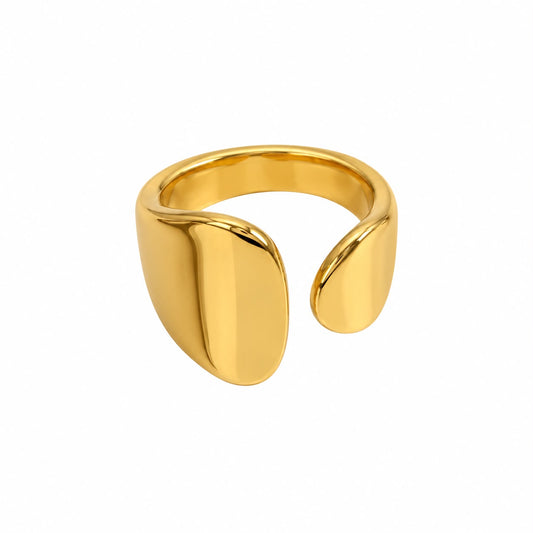 Anillo dorado ajustable