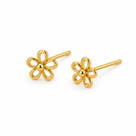 Aretes mini flor