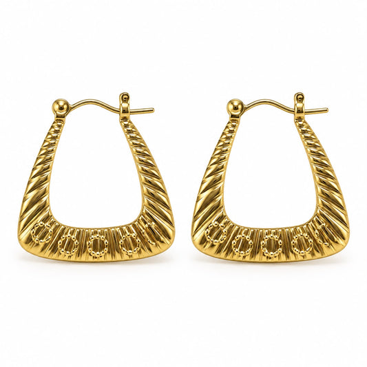 Arete básico dorado