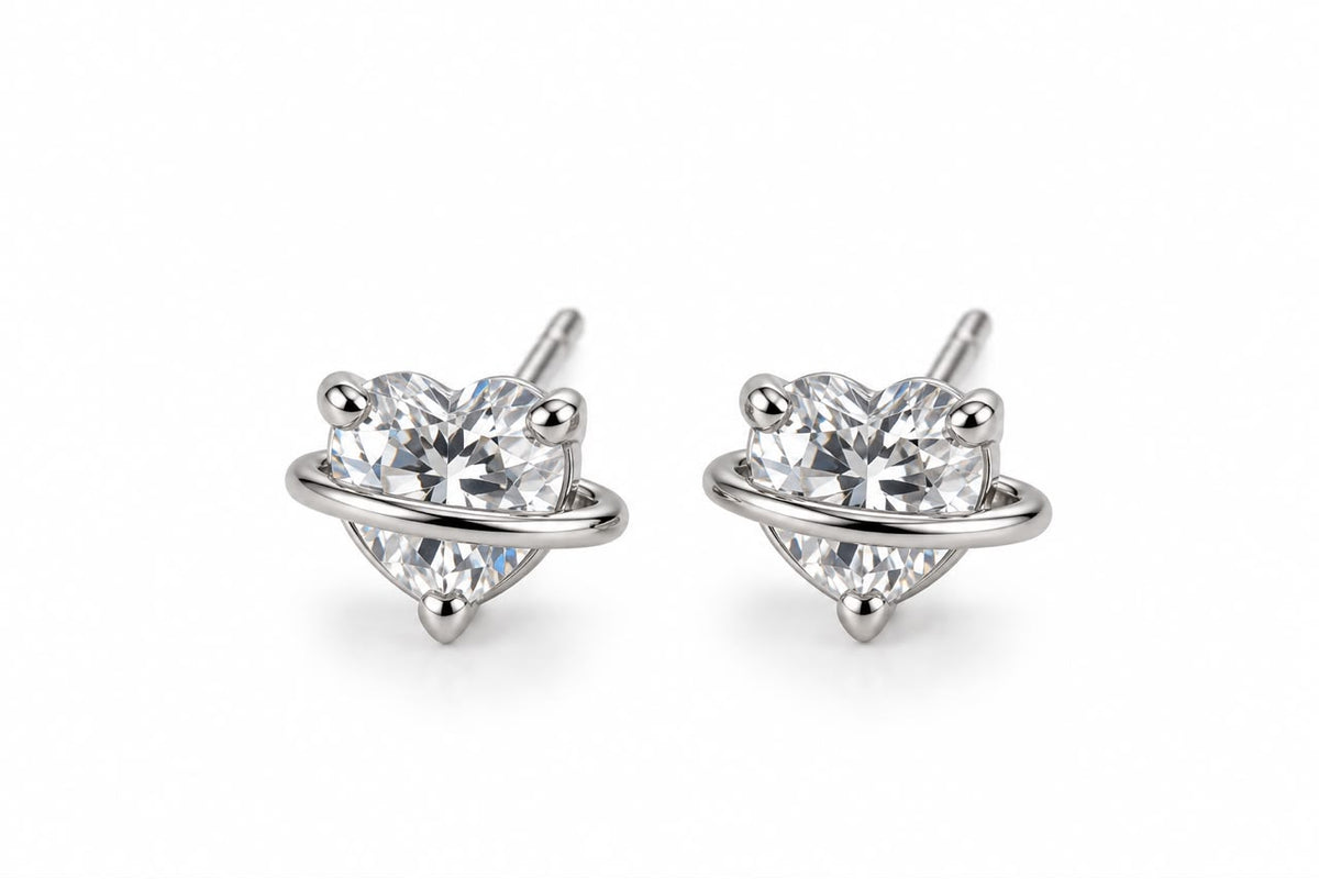 Aretes de corazón chicos