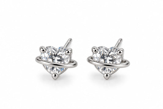Aretes de corazón chicos