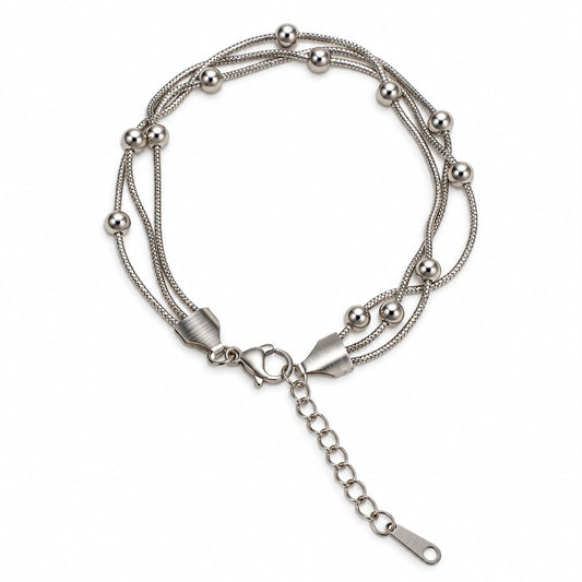 Pulsera de bolitas plata