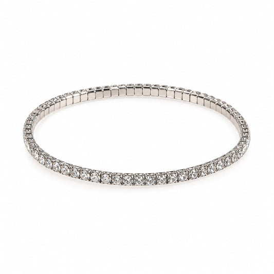 Pulsera estirable plata