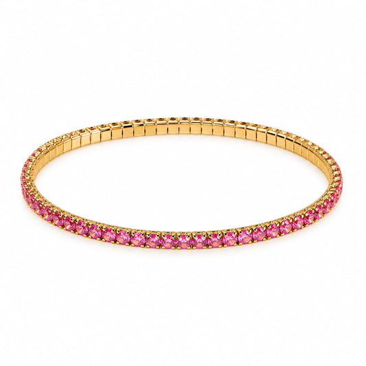 Pulsera estirable rosa