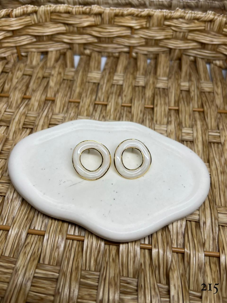 Aretes rueda mármol