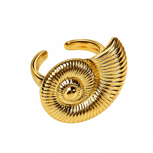 Anillo ajustable caracol