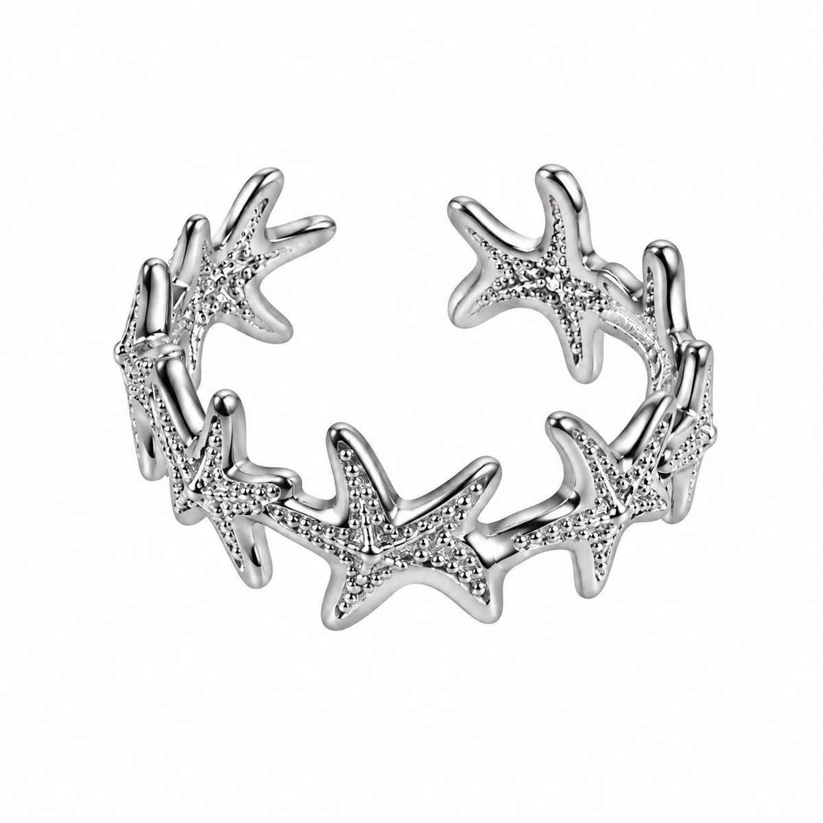 Anillo ajustable estrellas