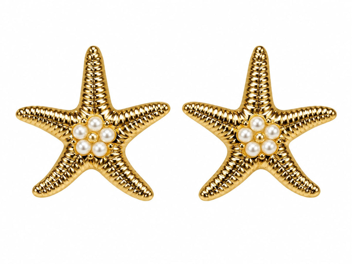 Aretes estrella de mar