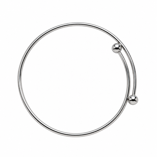 Pulsera ajustable plata