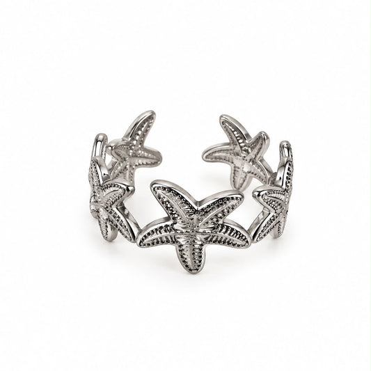Anillo estrellas ajustable