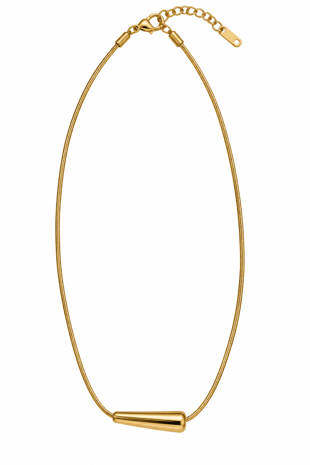 Collar con dije dorado