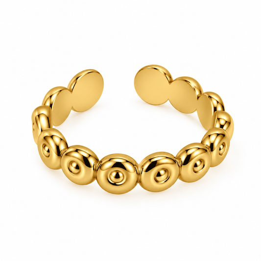 Anillo ajustable dorado