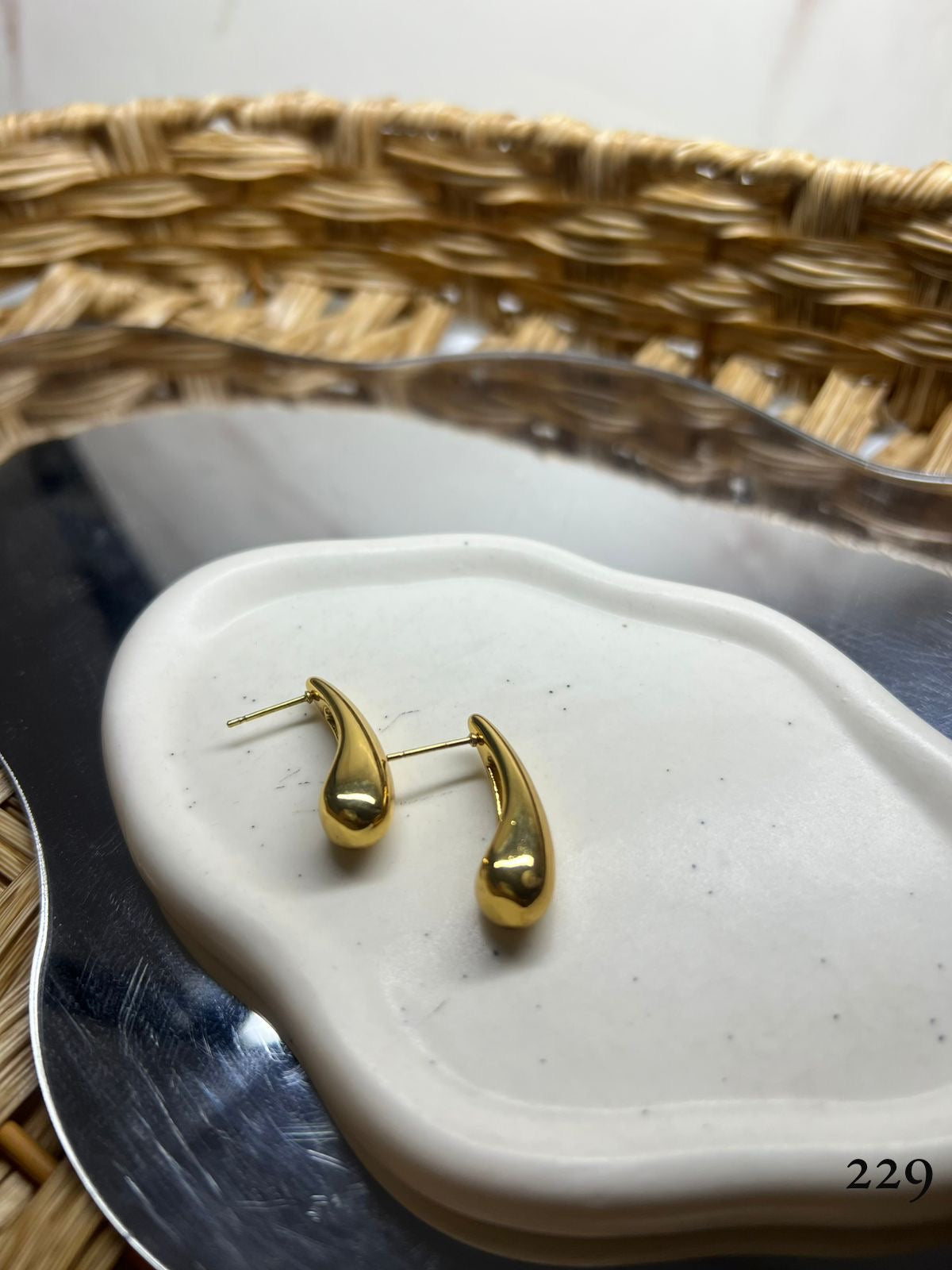 Aretes gota