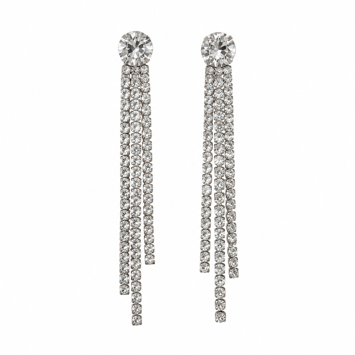 Aretes de fiesta plata