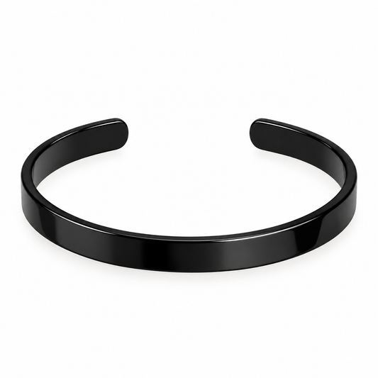 Pulsera negra ajustable