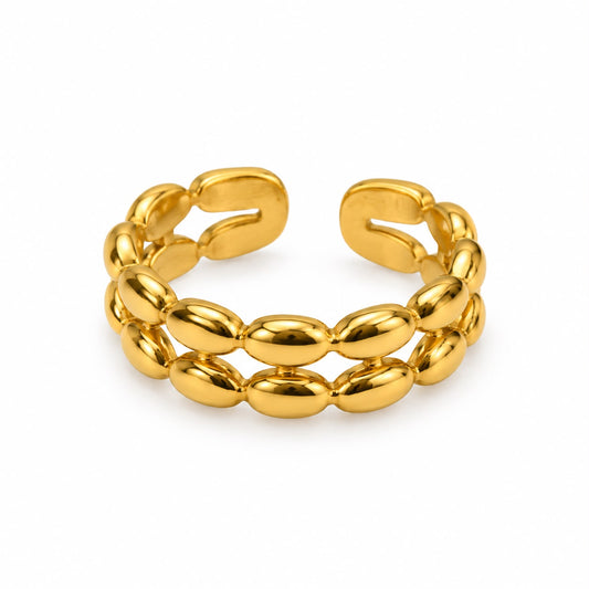 Anillo doble ajustable